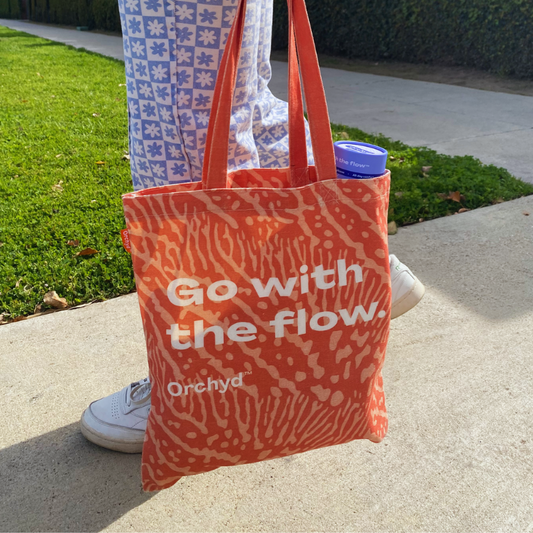 "Go with the flow" Tote Bag
